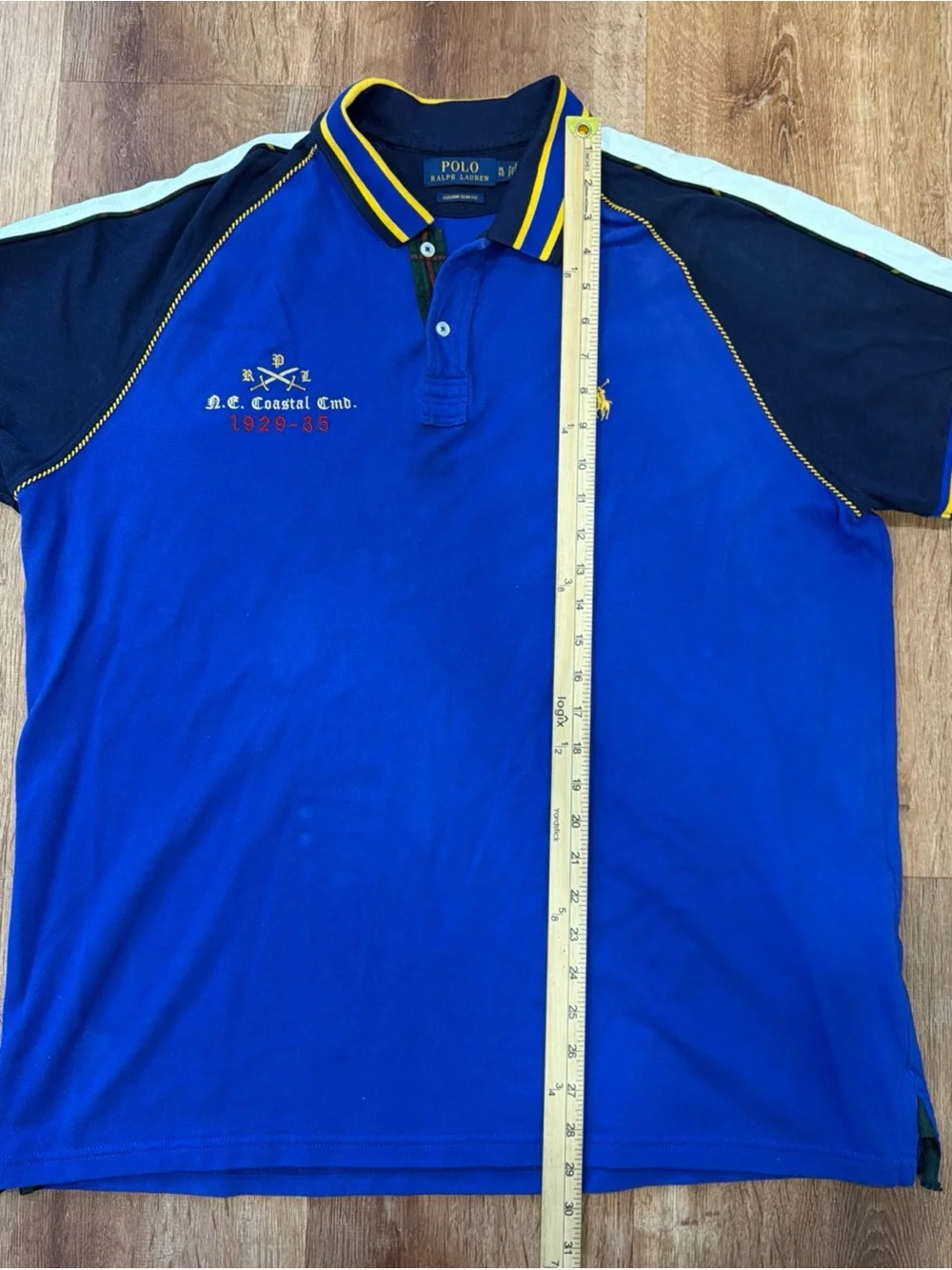 Polo Ralph Lauren Men’s XL Slim Fit The Highlands RL Coastal Cmd 612th Air Div